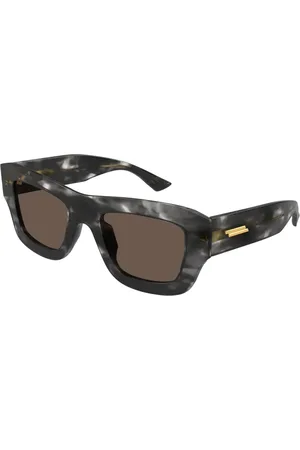Bottega Veneta Akcesoria, Kobieta, Czarny, 50 MM, Stylowe okulary przeciwsłoneczne Bv 1357S kolor 002