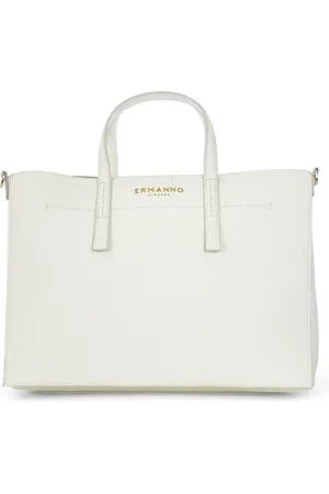 ERMANNO SCERVINO Torebki, Kobieta, Biały, ONE SIZE, Duża Torebka Tiara Elegancka i wszechstronna