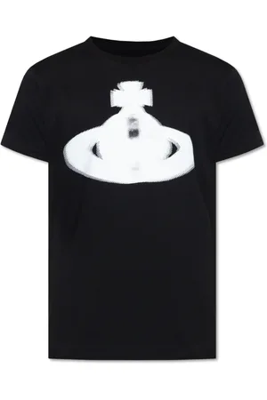 Vivienne Westwood Koszulki, Mężczyzna, Czarny, L, Bawełna, T-shirt z logo