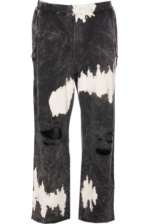 Dsquared2 Spodnie, Mężczyzna, Czarny, XL, Bawełna, Proste Spodnie
