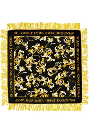 VERSACE Akcesoria, Kobieta, Wielobarwność, ONE SIZE, Szaliki Czarne