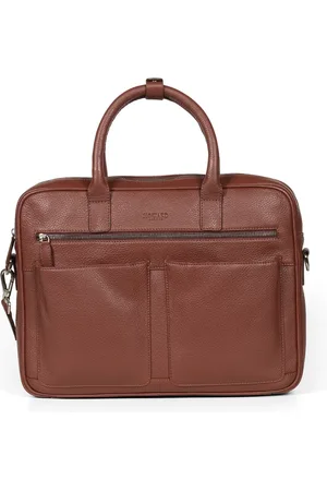 Howard London Torebki, Mężczyzna, brązowy, ONE SIZE, Skóra, Torba biznesowa na laptopa