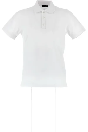 FAY Koszulki, Mężczyzna, Biały, L, Białe T-shirty i Pola
