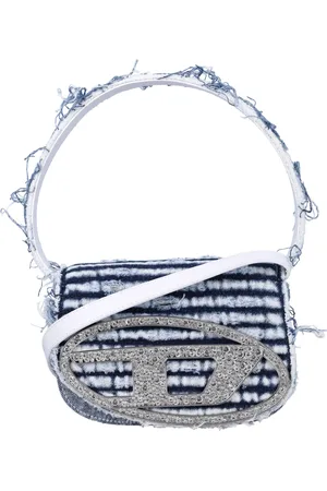 Diesel Torebki, Kobieta, Niebieski, ONE SIZE, Bawełna, Torba na ramię 1DR