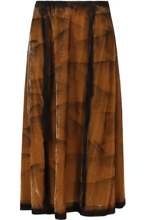 TELA Spódnice, Kobieta, brązowy, S, Stylowa Flame Moda dla Ciebie