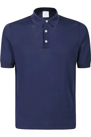 ELEVENTY Koszulki, Mężczyzna, Niebieski, M, Bawełna, Koszulka Polo