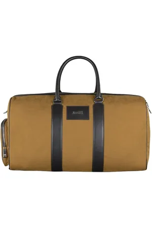 MOORER Torebki, Mężczyzna, Żółty, ONE SIZE, Zamsz, Neville-S1