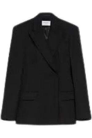 Sportmax Kurtki, Kobieta, Czarny, M, Stylowa marynarka na co dzień