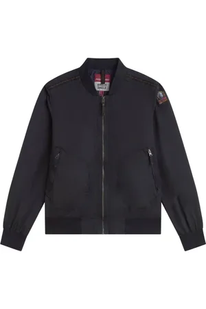 Parajumpers Kurtki, Mężczyzna, Czarny, M, Nylon, Kurtka Bomber z nylonu Reps