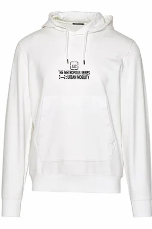 C.P. Company Bluzy, Mężczyzna, Biały, XS, Stylowa Bluza