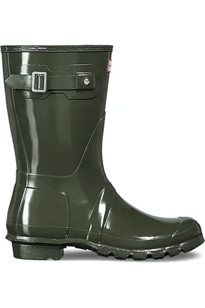 Hunter Buty, Kobieta, Zielony, 36 EU, Zimowe buty z ozdobną klamrą