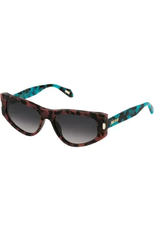 Roberto Cavalli Akcesoria, Kobieta, Wielobarwność, ONE SIZE, Okulary Przeciwsłoneczne z Detalem Węża