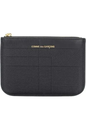 Comme des Garçons Akcesoria, unisex, Czarny, ONE SIZE, Skóra, Bustina Wallet