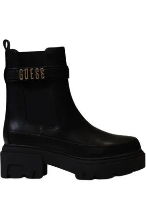 Guess Buty, Kobieta, Czarny, 36 EU, Skóra, Botki Yelma