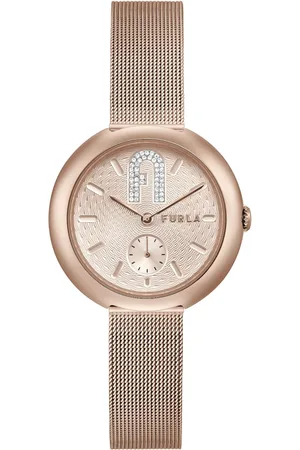 Furla Akcesoria, Kobieta, Różowy, ONE SIZE, Zegarek kwarcowy analogowy