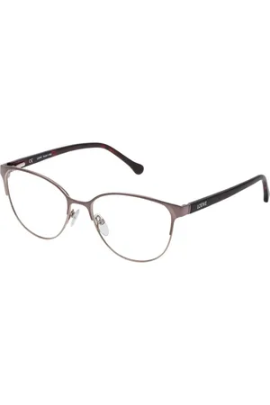 Loewe Akcesoria, Kobieta, Czerwony, ONE SIZE, Czerwone metalowe oprawki w kształcie kociego oka