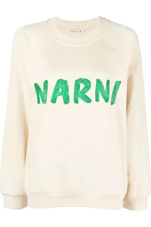 Marni Bluzy, Kobieta, Beżowy, S, Bawełna, Przytulna Bluza w Odcieniu Antycznej Bieli