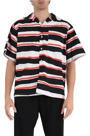Msgm Koszule, Mężczyzna, Wielobarwność, 2XL, Bawełniana Koszula w Paski