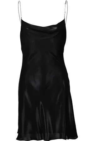 Diesel Sukienki, Kobieta, Czarny, XS, Poliester, D-Minty Czarna Sukienka