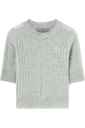 ERMANNO SCERVINO Swetry, Kobieta, Szary, M, Stylowy Sweter