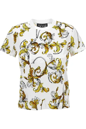 VERSACE Koszulki, Kobieta, Wielobarwność, M, Koszulki i Pola Białe