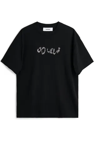 Soulland Koszulki, unisex, Czarny, XL/2XL, Bawełna, Balder koszulka z kryształkami