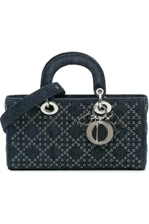 Dior Pre-owned, Kobieta, Niebieski, ONE SIZE, Denim, Pre-owned Denim dior-bags