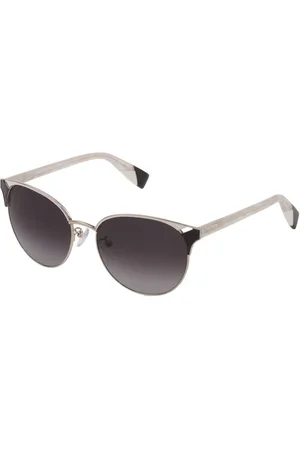 Furla Akcesoria, Kobieta, Szary, ONE SIZE, Szare okulary przeciwsłoneczne z octanu