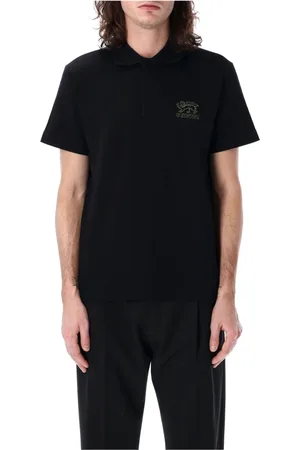 Burberry Koszulki, Mężczyzna, Czarny, XS, Bawełna, Koszulka Polo Piquet