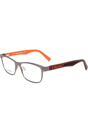 Dsquared2 Akcesoria, Mężczyzna, Szary, ONE SIZE, Metalowe i plastikowe oprawki w kolorze Gunmetal