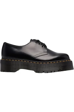 Dr. Martens Buty, Kobieta, Czarny, 37 EU, Skóra, 1461 Quad Smooth Leather Platform Buty