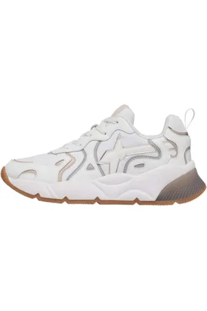 W6YZ Buty, Kobieta, Biały, 40 EU, Białe Sneakersy dla Kobiet