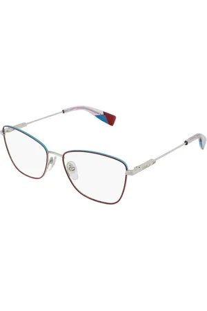 Furla Akcesoria, Kobieta, Szary, ONE SIZE, Szare metalowe okulary
