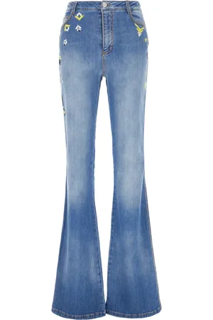 ERMANNO SCERVINO Jeansy, Kobieta, Niebieski, S, Denim, Klasyczne dżinsy denimowe