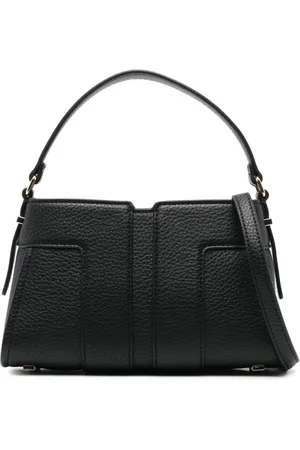Elisabetta Franchi Torebki, Kobieta, Czarny, ONE SIZE, Czarna Torba na Ramię z Uchwytem