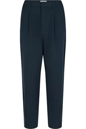 Copenhagen Muse Spodnie, Kobieta, Niebieski, XS, Poliester, Spodnie Tailored 126009
