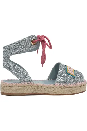 Chiara Ferragni Buty, Kobieta, Szary, 39 EU, Srebrne espadryle