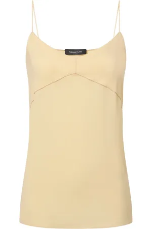 Fabiana Filippi Koszulki, Kobieta, Beżowy, S, Sable Top
