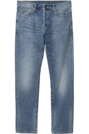 Carhartt Jeansy, Mężczyzna, Niebieski, W33, Bawełna, Jeansyy Straight