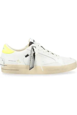 Crime london Buty, Mężczyzna, Biały, 45 EU, Skóra, Deluxe Skateboard Sneakers