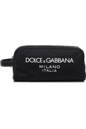Dolce & Gabbana Torebki, Mężczyzna, Czarny, ONE SIZE, Nylon, Czarne torby z zamkiem błyskawicznym