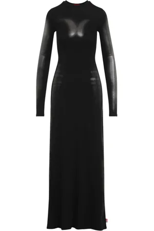 Diesel Sukienki, Kobieta, Czarny, S, Elegancka Czarna Sukienka