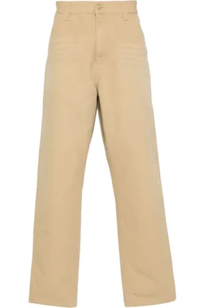 Carhartt Spodnie, Mężczyzna, Beżowy, W33, Bawełna, Spodnie z prostymi nogawkami