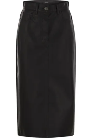 Max Mara Spódnice, Kobieta, Czarny, 2XS, Spódnica Canga