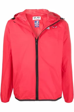 Comme des Garçons Kurtki, Mężczyzna, Czerwony, L, Nylon, 2 Giacca