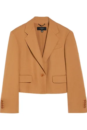 Max Mara Kurtki, Kobieta, Pomarańczowy, M, Żywa Pomarańczowa Marynarka