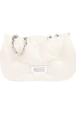 Maison Margiela Torebki, unisex, Beżowy, ONE SIZE, Skóra, Glam Slam Medium Shoulder Bag