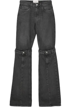 COPERNI Jeansy, Kobieta, Czarny, S, Denim, Szerokie Jeansyy