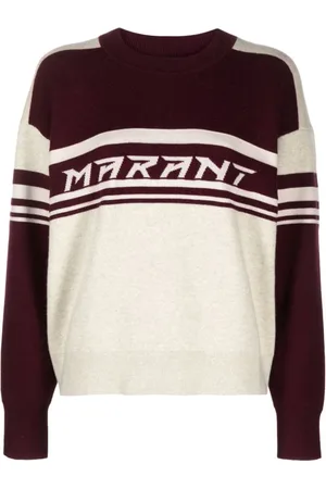 Isabel Marant Swetry, Kobieta, Fioletowy, M, 86Du Darkplum Callie - Stylowy Produkt Damski