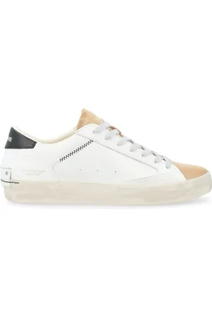 Crime london Buty, Mężczyzna, Biały, 40 EU, Skóra, Distressed Sneakers